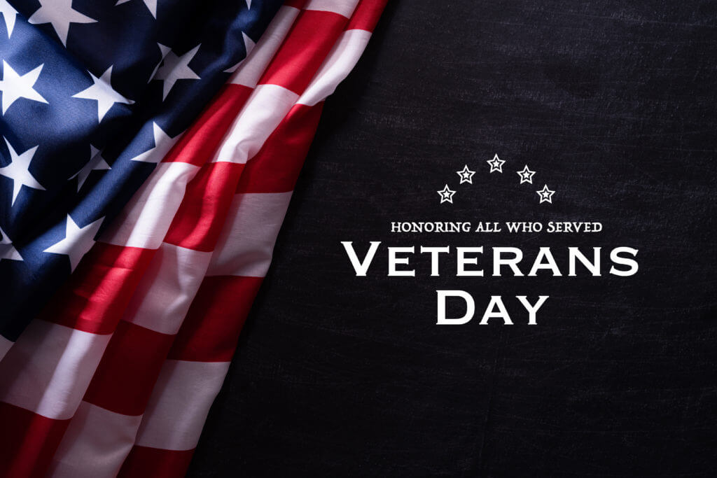 Honoring All Who Served. Veterans Day