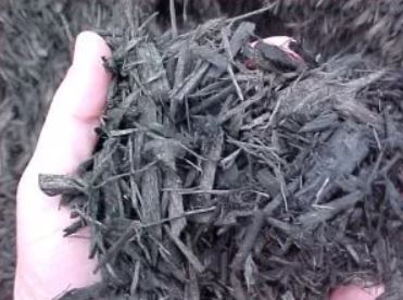 black playground mulch