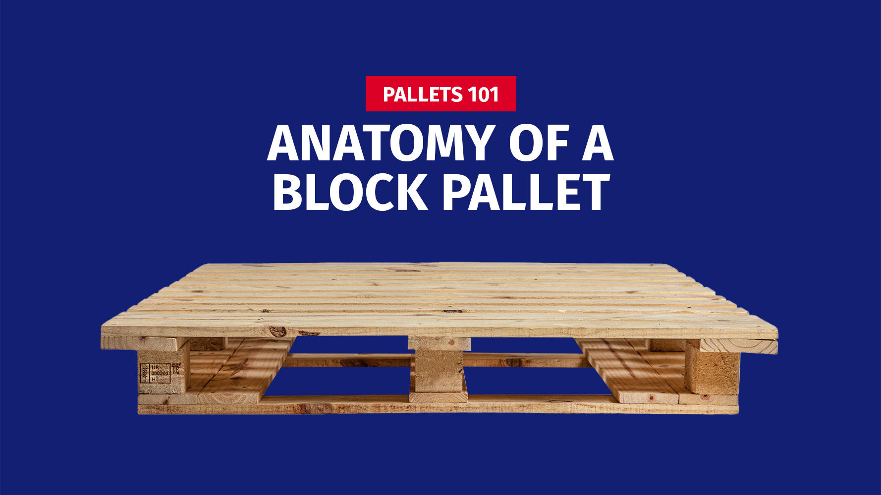 A diagram of a block pallet