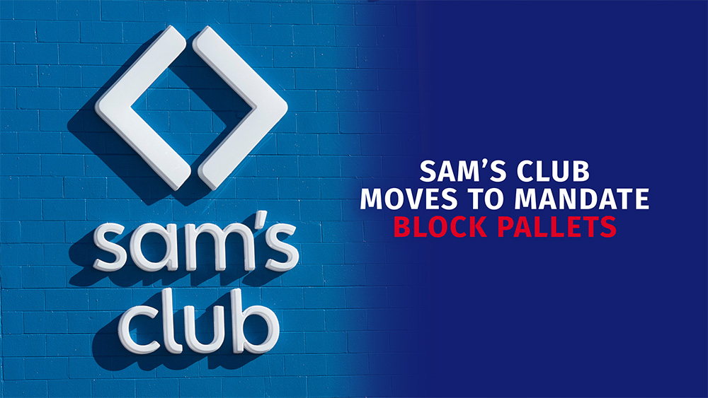 Sam's Club moves to mandate block pallets